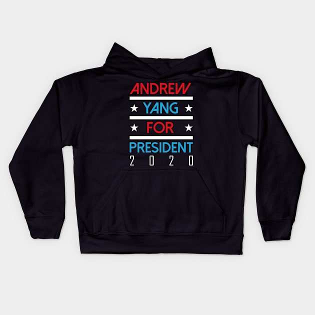 Andrew Yang For President 2020 Kids Hoodie by Bobtees